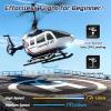 imageDEERC Apache RC Helicopter for Kids 812 Remote Control Helicopter for Adults Helicopters Toy with 26 Mins Flight Time 2 Batteries LED Lights Altitude Hold Chrismas GIF for BoysBule