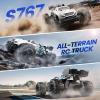 imageDEERC RC Car Remote Control Car for Age 812 All Terrain RC Monster Truck W 2 Batteries for 40 Min Play 24GHz Outdoor Off Road Rock Crawler Toy Xmas Gift for Boys Girls Kids BeginnersBrushed 120 Scale