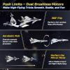 imageDEERC 4CH Brushless RC PlaneSciFi Remote Control Jet Hobby Airplane with LED Lights RTF Aerobatic Aircraft Toys24GHz 6axis Gyro Stabilizer EPP Glider Aircraft Plane for Adults Beginners Advanced