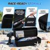imageDEERC 16 Brushless RC Boat for Adults Hobby Grade 35 KPH Remote Control Racing Boat with 3S Power SelfRighting Metal Drive Shaft 2  2000mAh Batteries and Carrying Case for Lakes and Pools