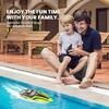 image:imageDEERC 14 Fast RC Boat for Kids amp Adults 20MPH Upgraded Remote Control Speed Boat with 2x1200mAh Batteries SelfRighting Waterproof Boat Toy for Lakes amp PoolsGreen