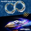 image:imageDEERC 14 Fast RC Boat for Kids amp Adults 20MPH Upgraded Remote Control Speed Boat with 2x1200mAh Batteries SelfRighting Waterproof Boat Toy for Lakes amp PoolsYellow