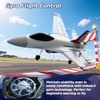 image:imageDEERC 2CH F22 Raptor RC Plane wiht LightsRemote Control Airplane Fighter Toys24GHz 6axis Gyro Stabilizer RTF Glider Aircraft Jet Plane with 2 BatteriesEasy to Fly for Boys AdultsF16 RC Plane