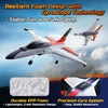 image:imageDEERC 2CH F22 Raptor RC Plane wiht LightsRemote Control Airplane Fighter Toys24GHz 6axis Gyro Stabilizer RTF Glider Aircraft Jet Plane with 2 BatteriesEasy to Fly for Boys AdultsX62A Vista RC Plane
