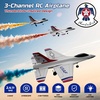 image:imageDEERC 2CH F22 Raptor RC Plane wiht LightsRemote Control Airplane Fighter Toys24GHz 6axis Gyro Stabilizer RTF Glider Aircraft Jet Plane with 2 BatteriesEasy to Fly for Boys AdultsF16 RC Plane