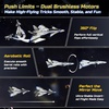 image:imageDEERC 2CH F22 Raptor RC Plane wiht LightsRemote Control Airplane Fighter Toys24GHz 6axis Gyro Stabilizer RTF Glider Aircraft Jet Plane with 2 BatteriesEasy to Fly for Boys AdultsZ68 RC Plane