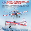 image:imageDEERC 2CH F22 Raptor RC Plane wiht LightsRemote Control Airplane Fighter Toys24GHz 6axis Gyro Stabilizer RTF Glider Aircraft Jet Plane with 2 BatteriesEasy to Fly for Boys AdultsP51 RC Plane