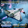 image:imageDEERC 2CH F22 Raptor RC Plane wiht LightsRemote Control Airplane Fighter Toys24GHz 6axis Gyro Stabilizer RTF Glider Aircraft Jet Plane with 2 BatteriesEasy to Fly for Boys AdultsZ68 RC Plane