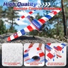 image:imageDEERC 2CH F22 Raptor RC Plane wiht LightsRemote Control Airplane Fighter Toys24GHz 6axis Gyro Stabilizer RTF Glider Aircraft Jet Plane with 2 BatteriesEasy to Fly for Boys AdultsP51 RC Plane