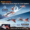 image:imageDEERC 2CH F22 Raptor RC Plane wiht LightsRemote Control Airplane Fighter Toys24GHz 6axis Gyro Stabilizer RTF Glider Aircraft Jet Plane with 2 BatteriesEasy to Fly for Boys AdultsX62A Vista RC Plane
